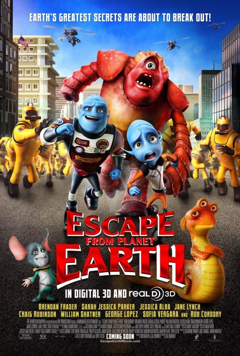 Escape from planet earth poster