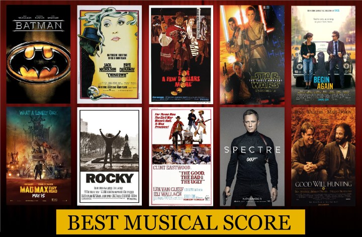 best musical score nominees
