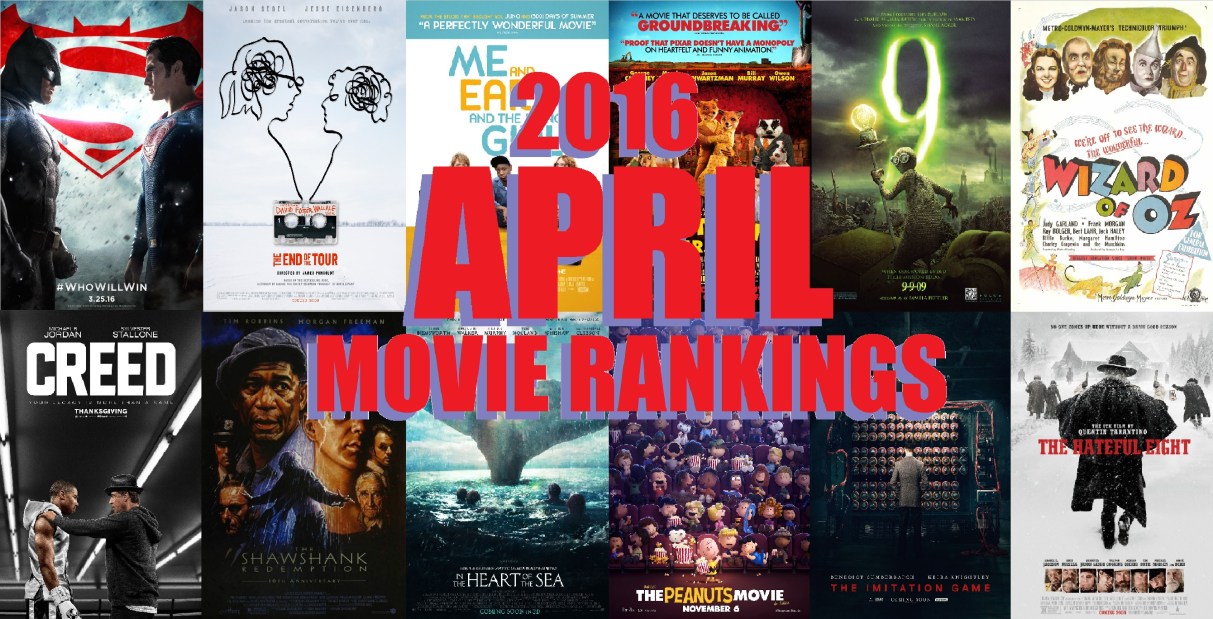 april movie rankings